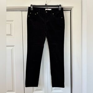 Vineyard Vines Black  Velvet Pants Size 2